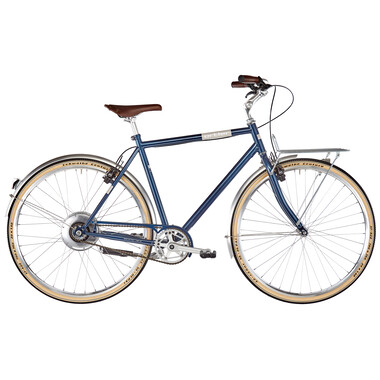 Bicicleta holandesa eléctrica ORTLER BRICKTOWN ZEHUS DIAMANT Azul 2019 0